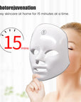 7 Colors Photon Facial LED Mask Red Light